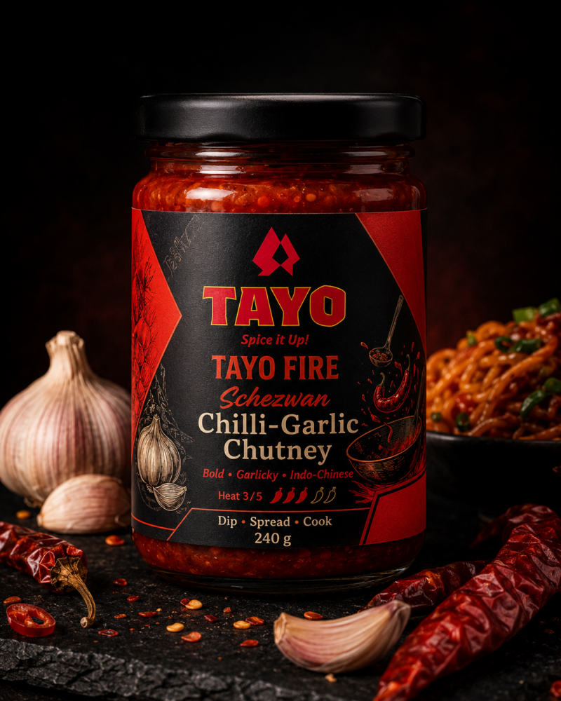 Schezwan Chilli-Garlic Chutney