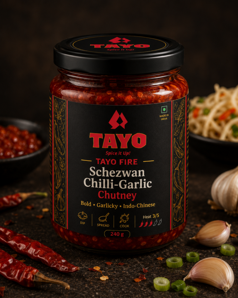 Fermented Indian Red Chilli + Garlic Hot Sauce